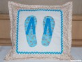 Pillow FlipFlops-Blue